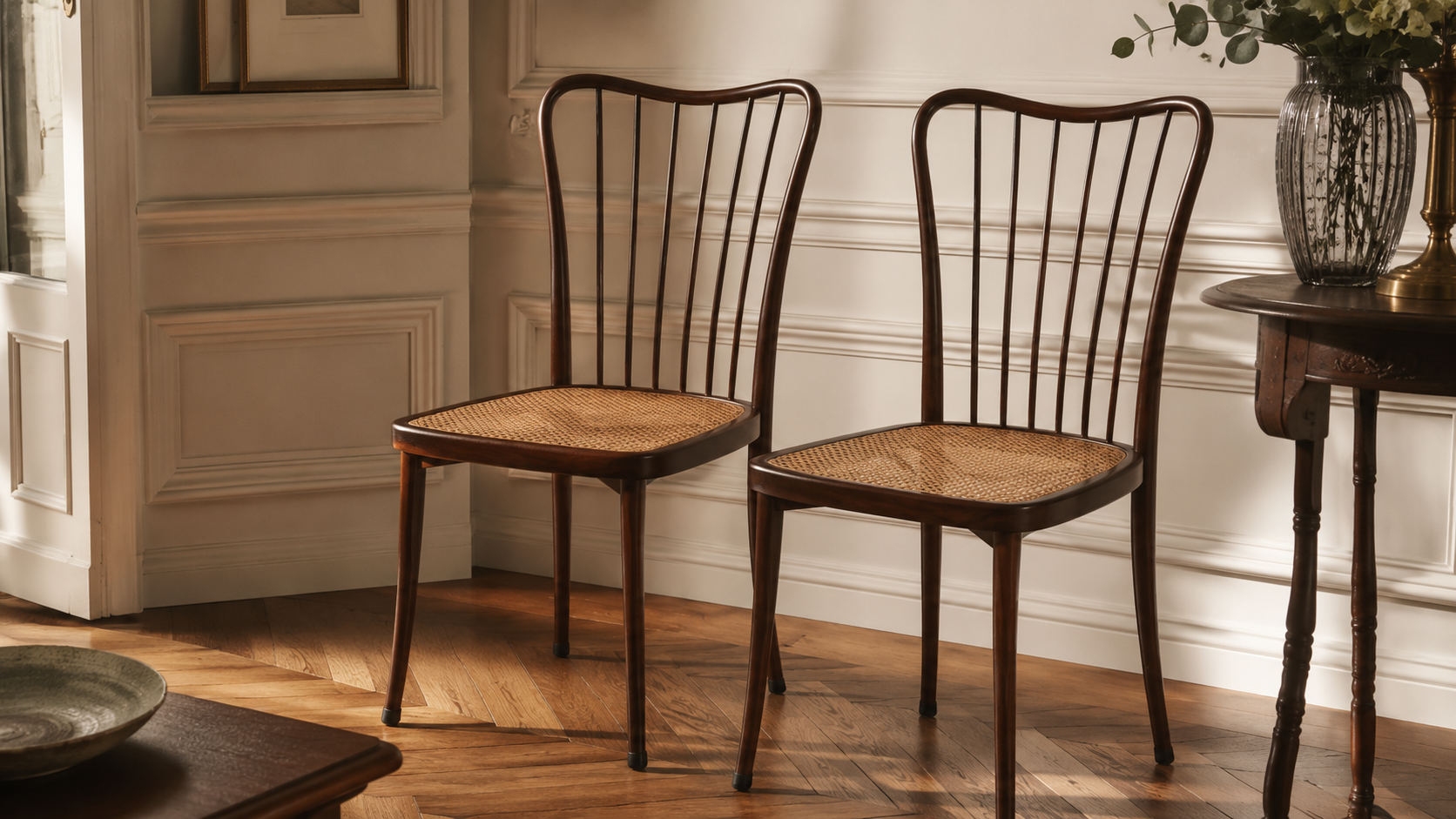 Cadeiras com palhinha artesanal – Daisy Decorações Pinheiros